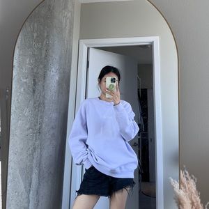 Nike Sweatshirt/Hoodie - L - Lavender/Purple